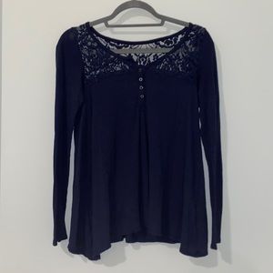 hollister long sleeve blouse